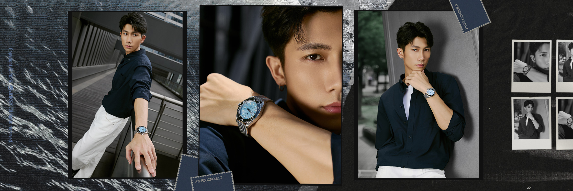忠於自我的節奏，讓 LONGINES HYDROCONQUEST 為你增添一抹優雅！