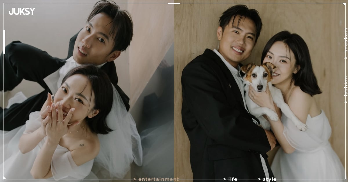 玖壹壹洋蔥老婆黃怡萱正臉首曝光!愛情長跑13年修成正果,婚紗照甜蜜公開!