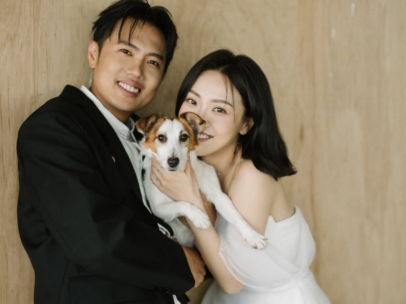 玖壹壹洋蔥老婆黃怡萱正臉首曝光！愛情長跑13年修成正果，婚紗照甜蜜公開！