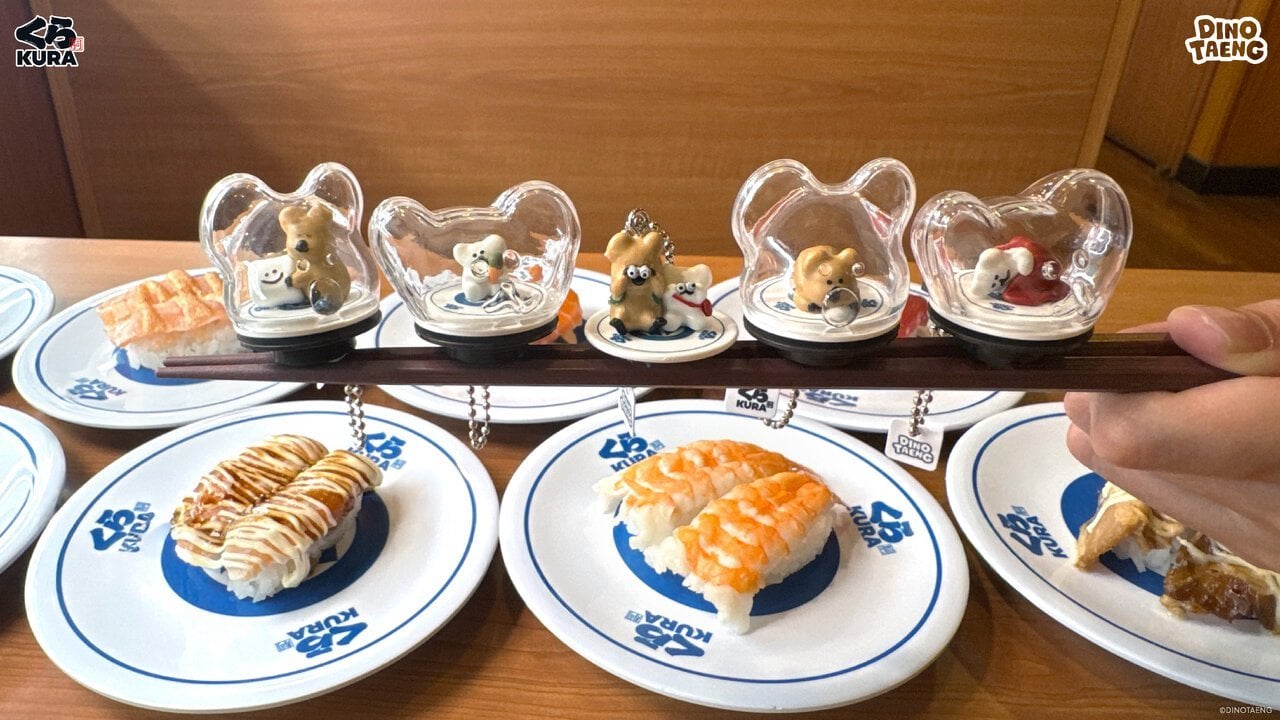 藏壽司 × DINOTAENG 聯名！13款扭蛋6/5登場，絨毛提袋、毛毯加購攻略一次看