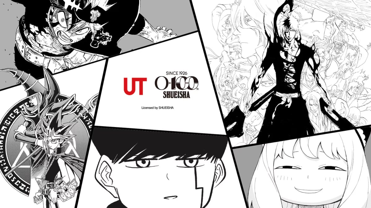 UNIQLO × 集英社百年紀念 UT 第三彈登場!《遊戲王》、《BLEACH死神》等 5 部作品 8 月開賣