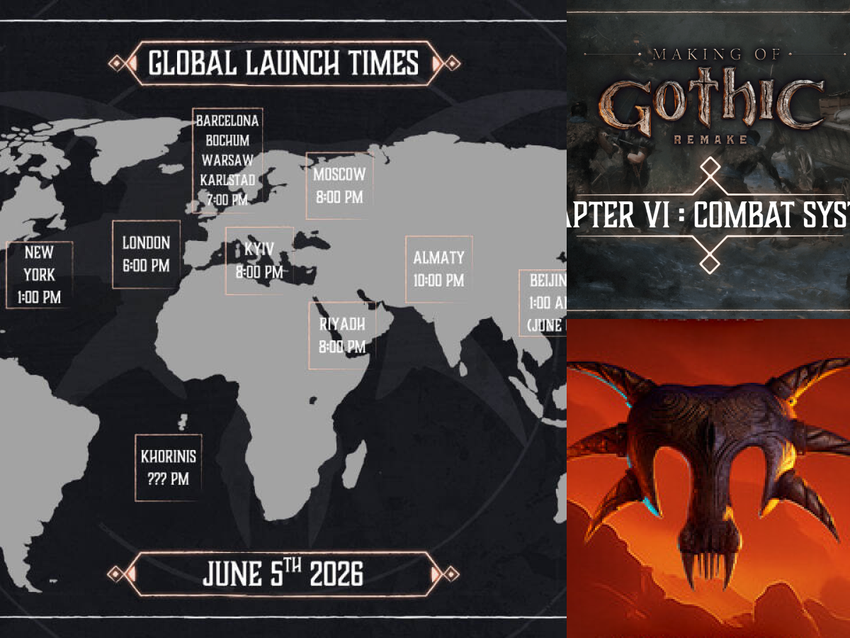 《哥德王朝1重製版 Gothic 1 Remake》6月5日正式上線！50小時遊玩量、3條分支劇情全面翻新，原作粉絲等了25年
