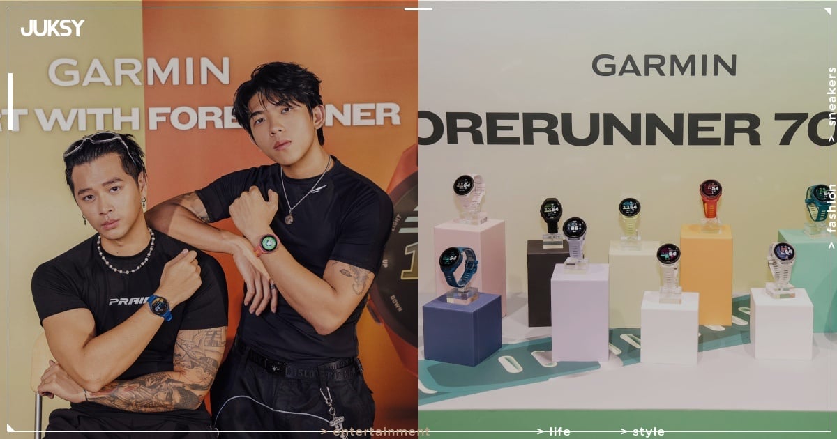 Garmin 攜手高爾宣OSN、PIZZALI 跑出多巴胺伸展台！以 Forerunner 170 / 70 玩轉運動社交與穿搭靈感！
