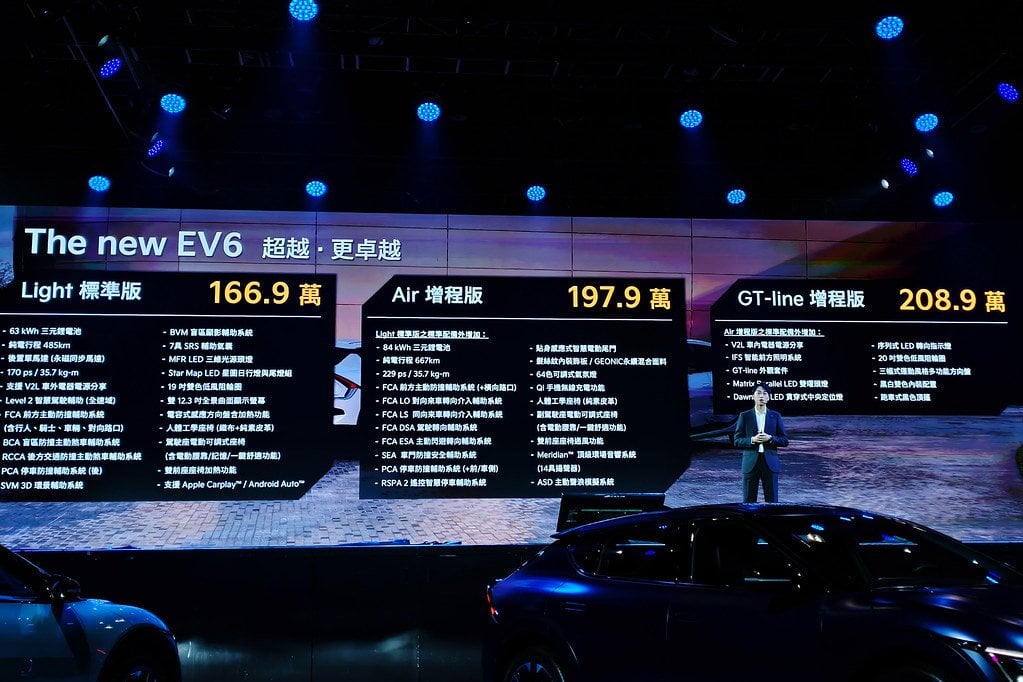 Kia EV6 小改款 166.9 萬起上市!續航衝上 667 公里、ICCU 保固大延長至 15 年