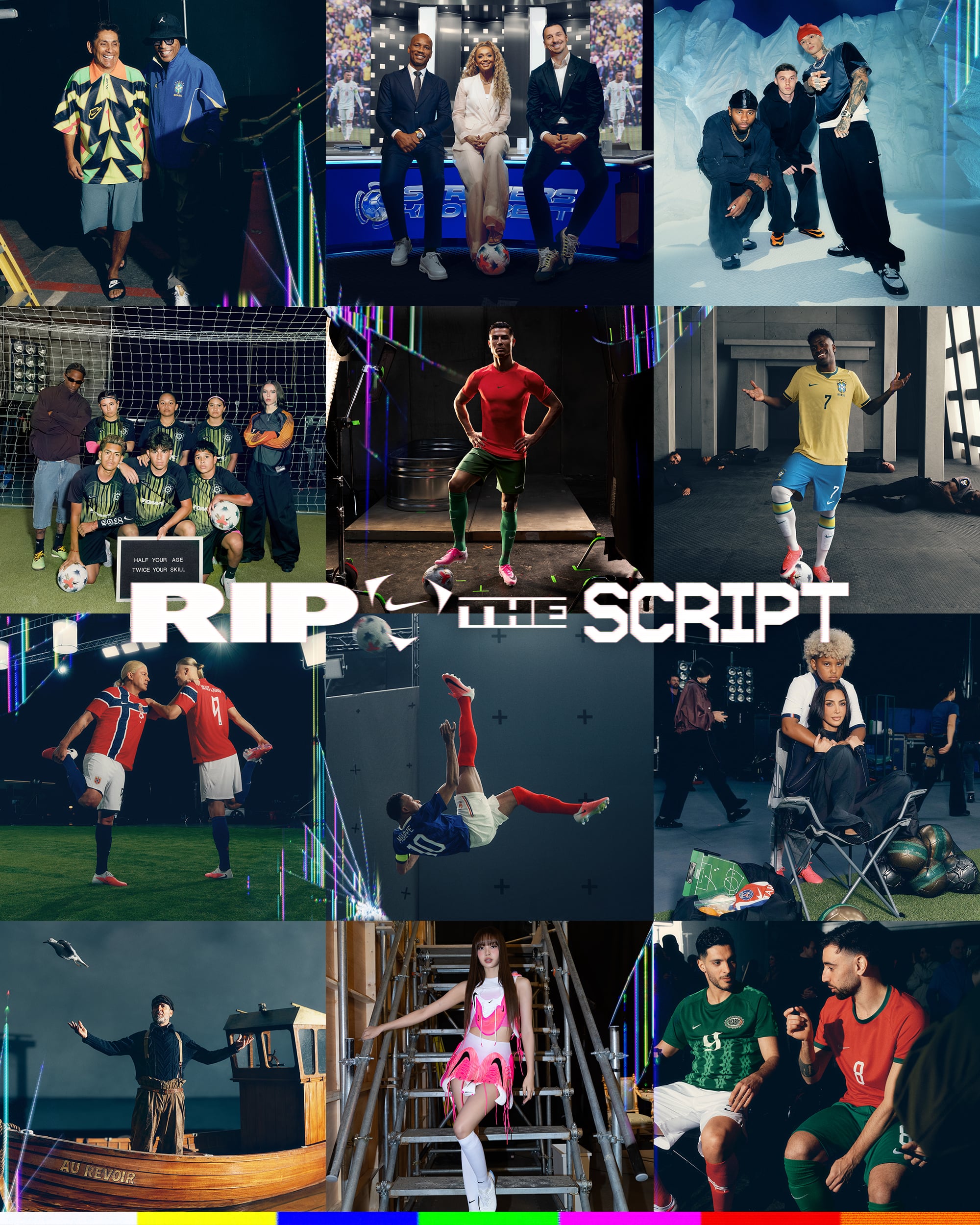 Nike 2026 世界盃宣傳影片《Rip the Script》重磅釋出！C羅、詹皇、LISA 夢幻明星陣容集結！
