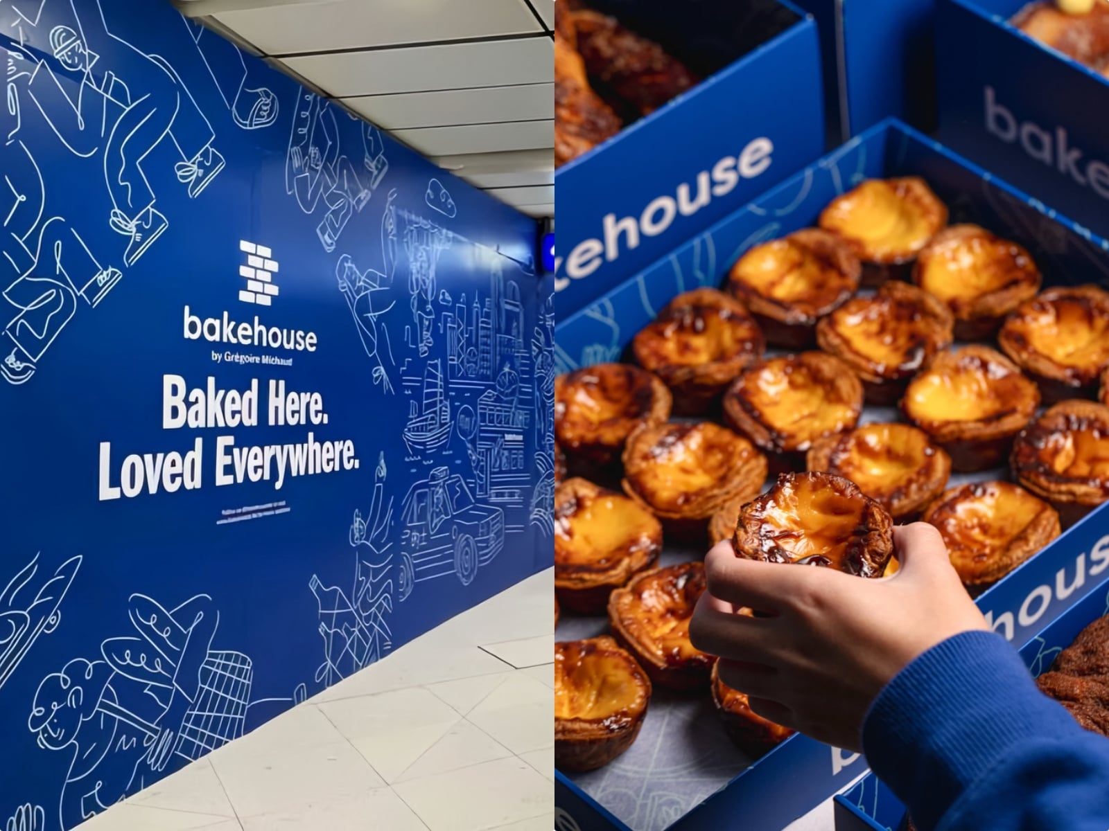 香港機場開設 Bakehouse 蛋撻專賣店！網讚：「以後不用在市區排隊了！」
