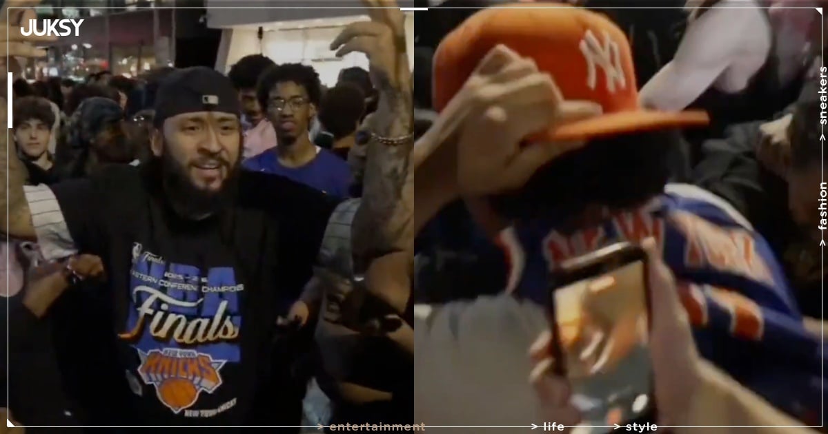NBA/紐約尼克球迷場外觀賽爆發激烈衝突!撒胡椒水噴霧、爬警車高喊「吸我 X」畫面曝光!
