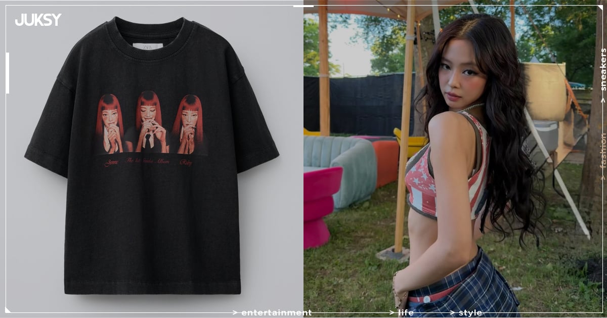 Jennie《Ruby》同款 T 恤竟藏在 Zara 童裝區!550 元就能入手,脆友瘋搶喊:「快沒貨了!」