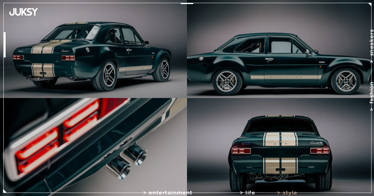 福特 Ford Escort Mk1 RS 復刻版亮相!限量150輛、引擎狂飆1萬轉、售價近40萬美元