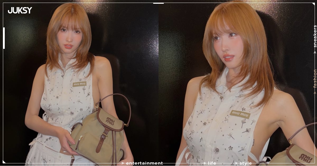 TWICE Momo 身高 163 側身全空辣照引網暴動!人間 Miu Miu 最新同款包曝光!