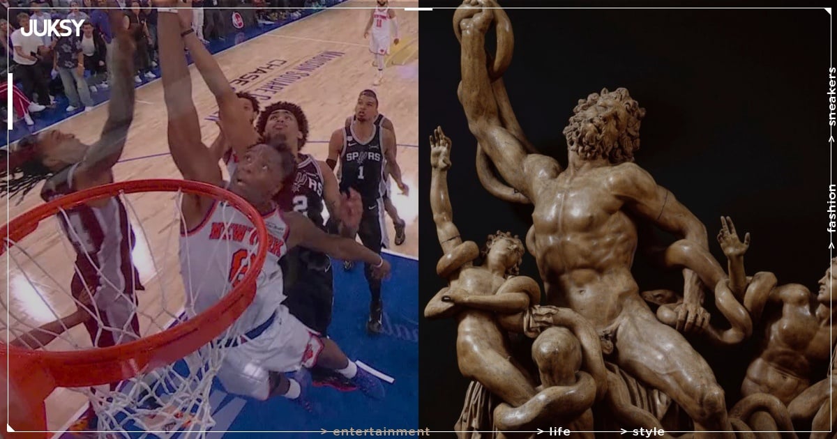 NBA/OG Anunoby 致勝補籃被做成古希臘名雕像!球迷笑翻「阿努諾比與他的兒子們!」