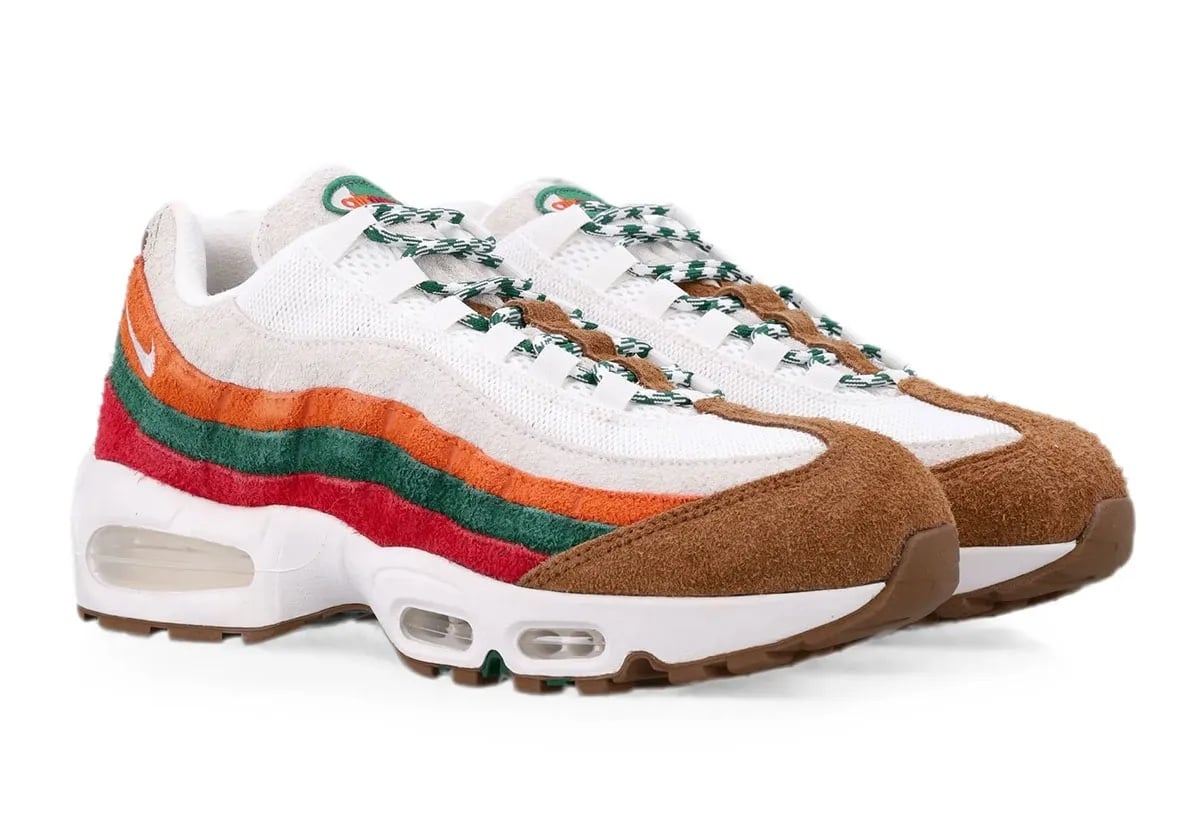 Nike Air Max 95「7-Eleven」限定配色登場！經典橘綠紅色調注入打造最強超商潮鞋！