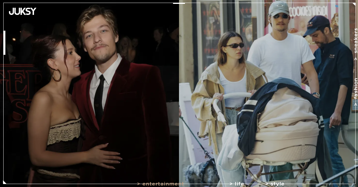 米莉芭比布朗 Millie Bobby Brown 包包、嬰兒車自己來!老公兩手空空被罵翻霸氣喊:「憑什麼批評我老公?」