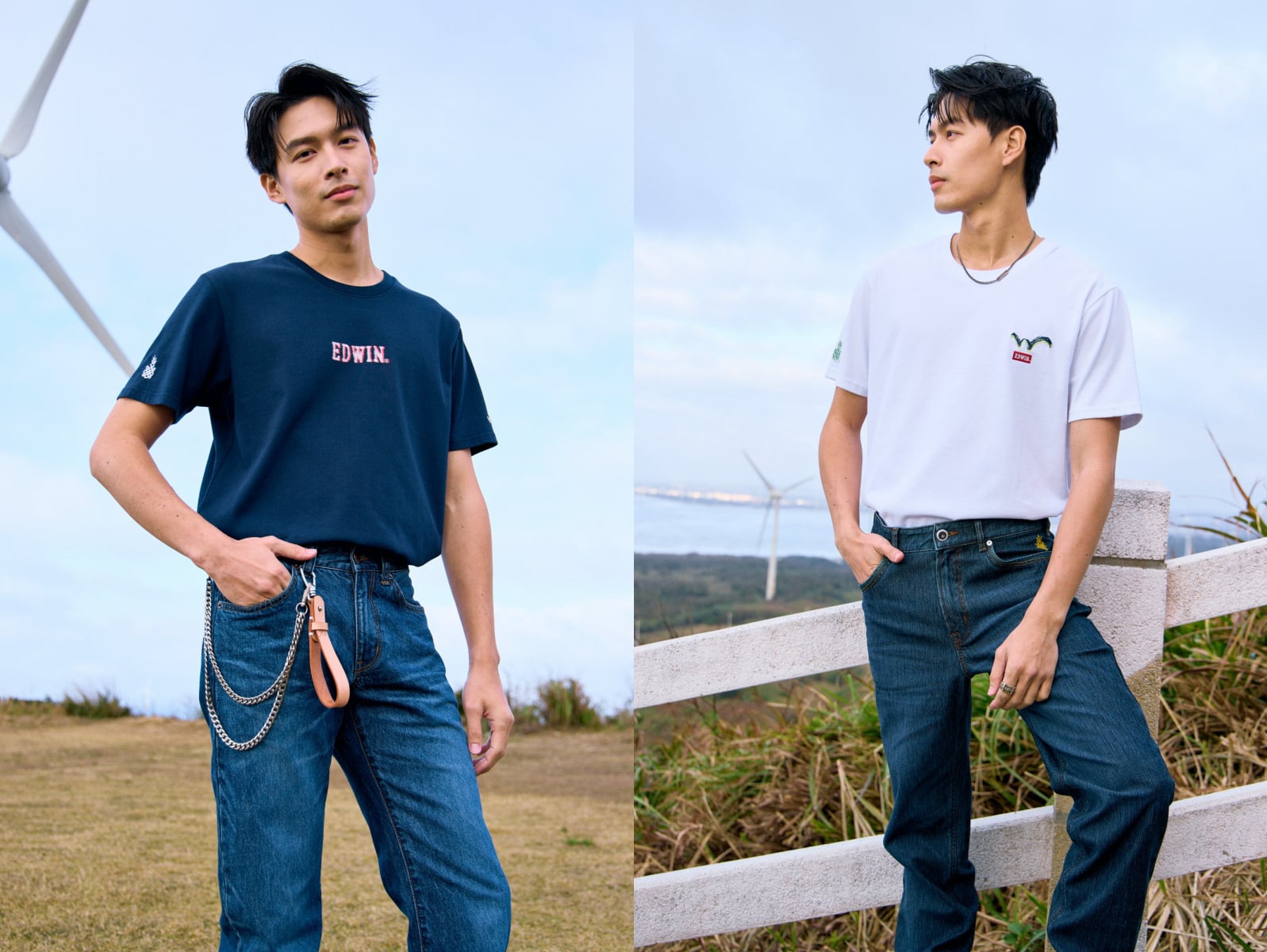 EDWIN 夏季新科技狂讚！花蓮玉石「冰河玉迦績褲」透氣爆表，網友喊：終於能舒服穿牛仔褲了！