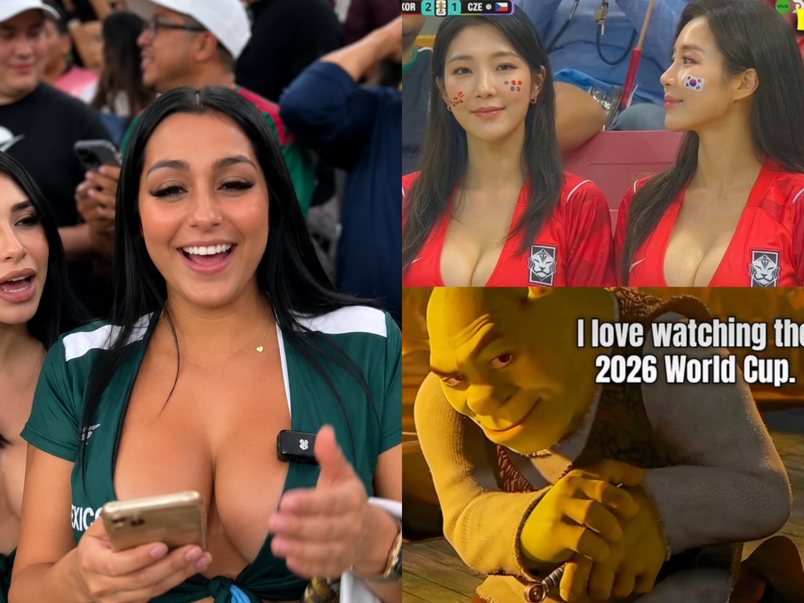 世足2026／FIFA 官方曝光韓國、墨西哥女球迷應援照！網友直言：「根本流量密碼！」