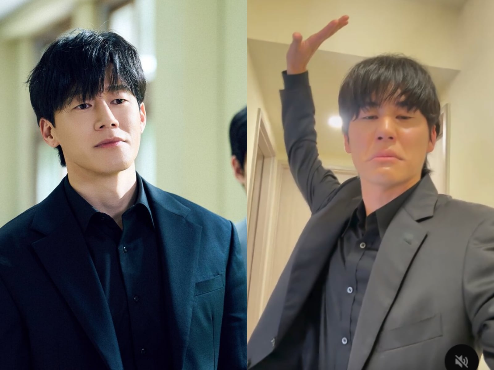 風田模仿《鐵拳教育》羅華振！穿黑西裝甩招牌巴掌引網笑：「這表情比較像剛被巴掌打完！」