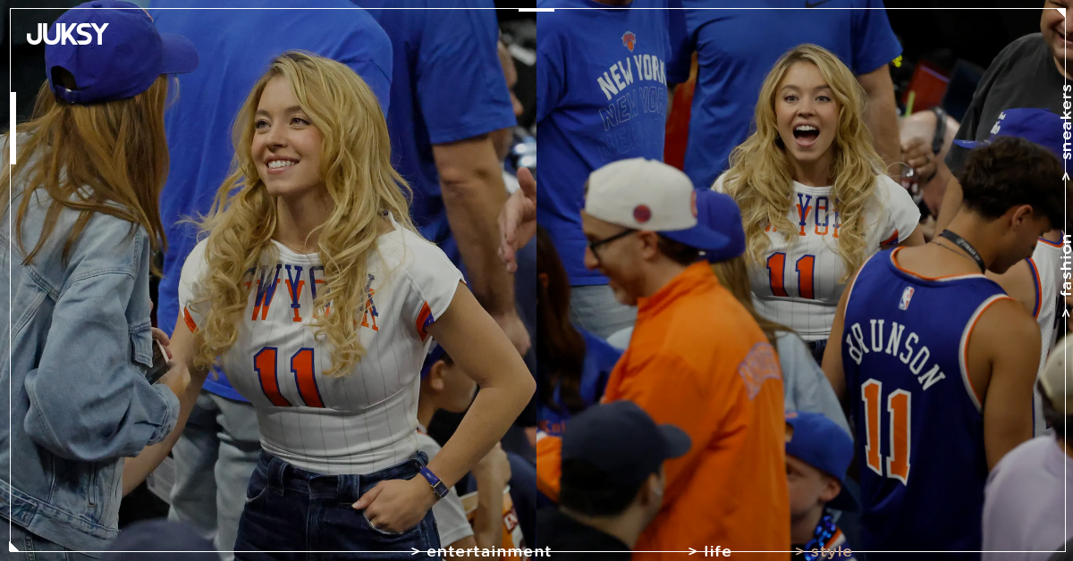 NBA / Sydney Sweeney 連兩場現身 NBA 總冠軍賽!客製 Brunson 球衣與傲人身材成場邊焦點!