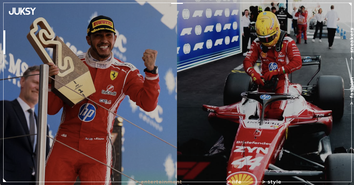 F1/Lewis Hamilton 轉戰法拉利首冠到手!41 歲締造 56 年來最年長分站冠軍紀錄!