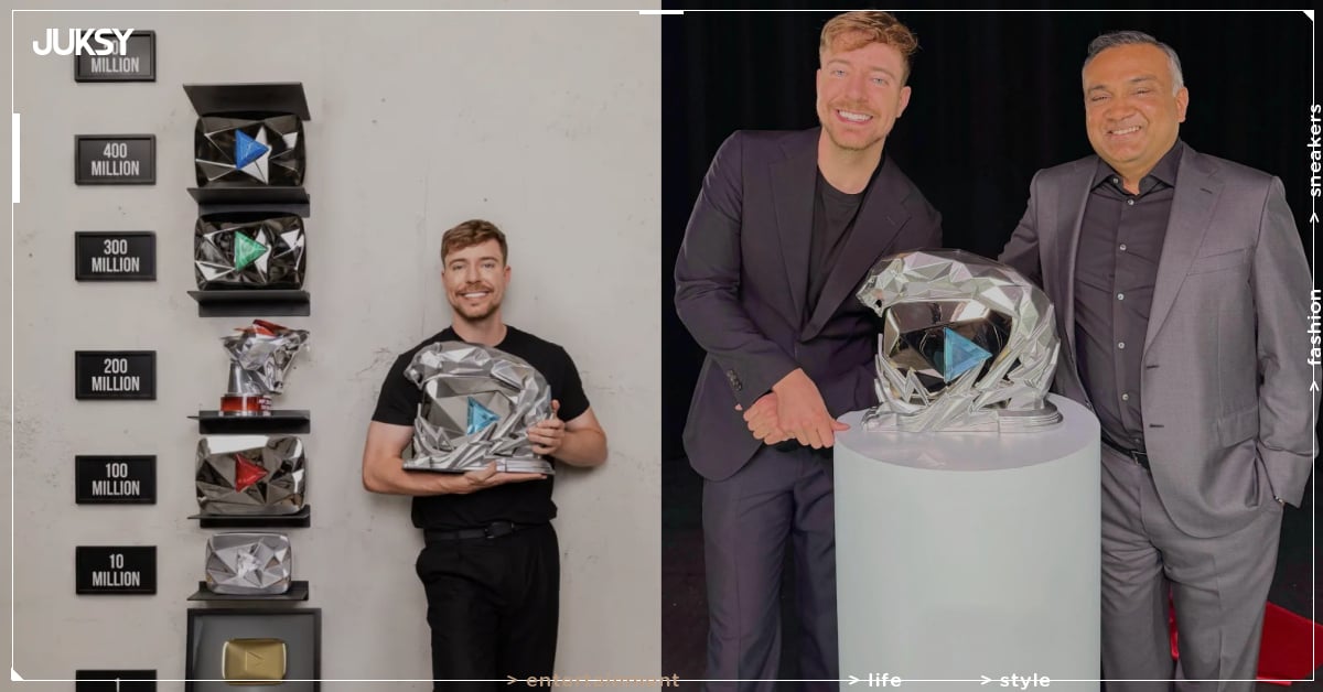 MrBeast YouTube 訂閱數突破 5 億全球首位!執行長親自頒發獎牌掀熱議!