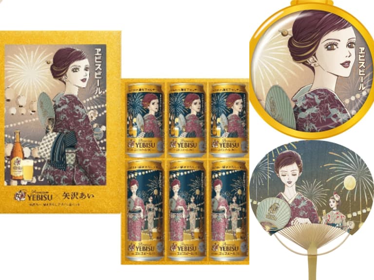 矢沢愛浴衣美人畫登場！惠比壽啤酒夏祭活動7月開跑，限定啤酒與周邊商品必搶