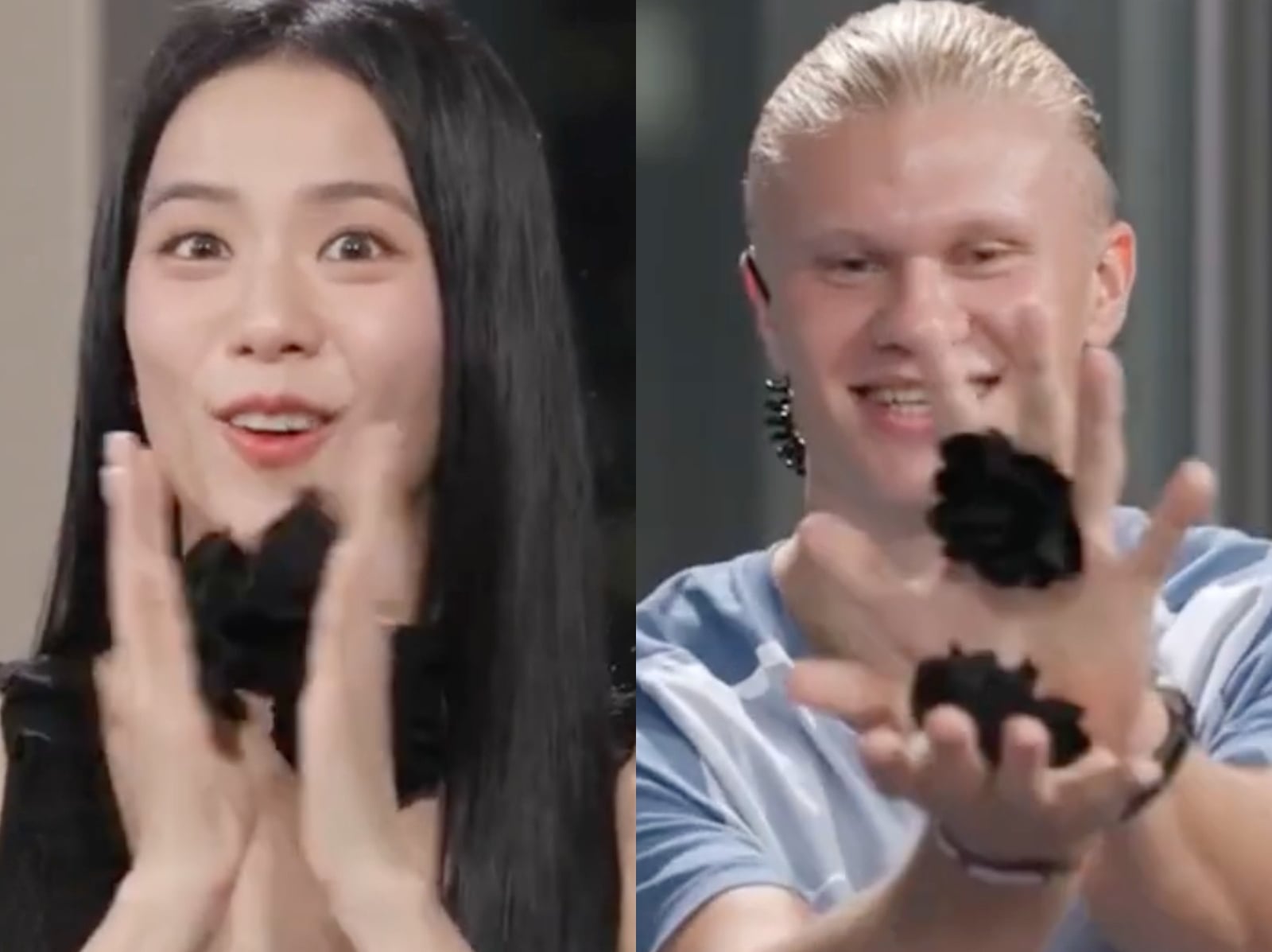 世界盃／挪威球星哈蘭德 Erling Haaland 與 Jisoo 夢幻連動，昔日挑戰「開花舞」片段瘋傳！