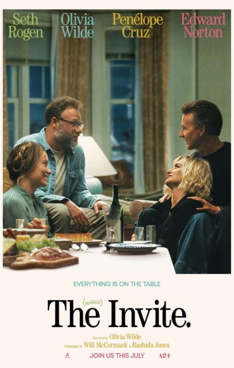 奧莉薇亞魏爾德 Olivia Wilde 新片《The Invite》下週上映!閨蜜黛安娜艾格倫現身力挺、全黑西裝造型打破夏日穿搭規則