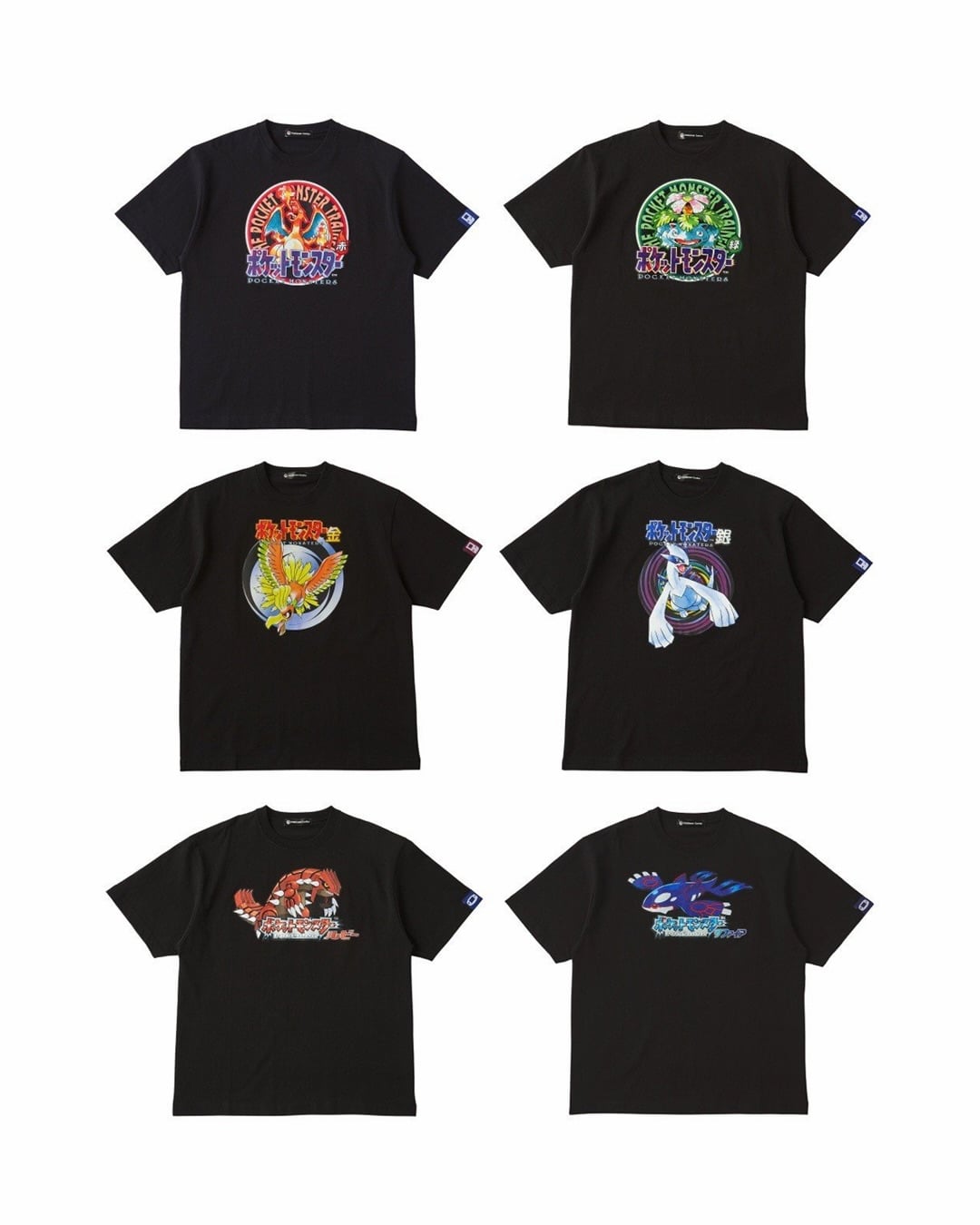 寶可夢 30 週年回憶殺!歷代遊戲封面 T-Shirt 系列登場,從《寶可夢紅/綠》一路收錄到《寶可夢傳說 Z-A》