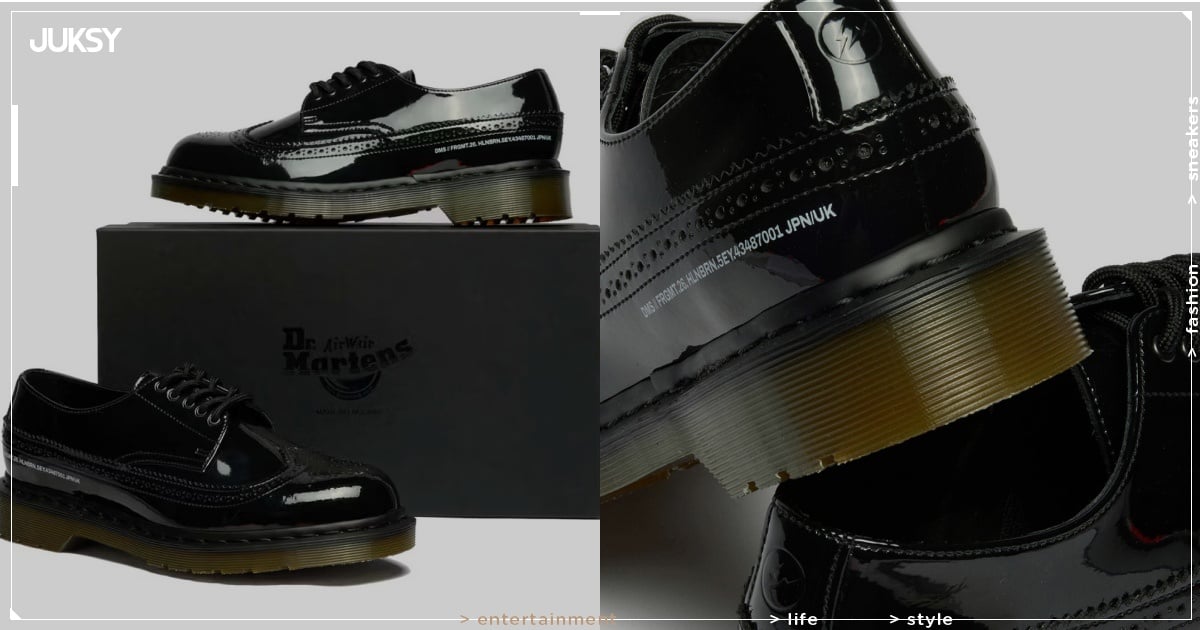 藤原浩 fragment x Dr. Martens 全新聯名正式發表!黑色閃電漆皮+雕花設計簡直太燒!