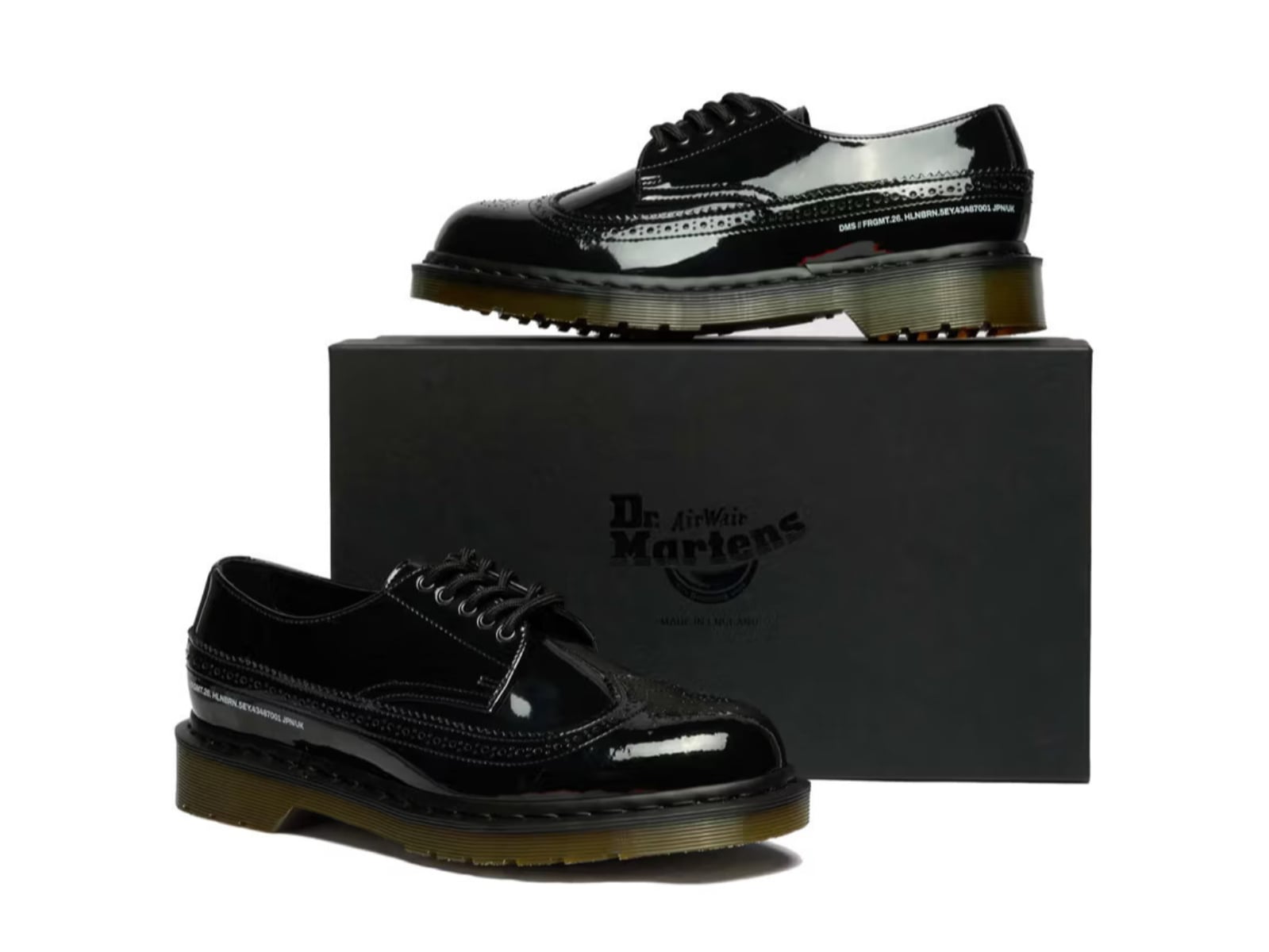 藤原浩 fragment x Dr. Martens 全新聯名正式發表！黑色閃電漆皮＋雕花設計簡直太燒！