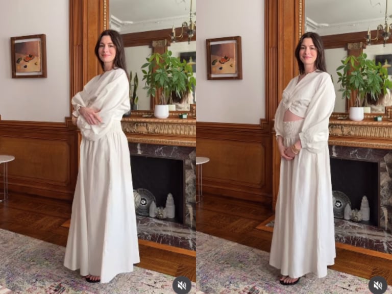 安海瑟薇 Anne Hathaway IG 公布懷孕！挺肚燦笑粉絲嗨翻！