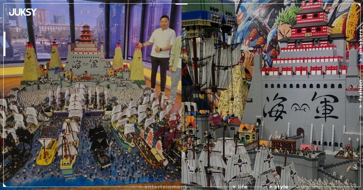 粉絲用 100 萬片積木打造《航海王》頂上戰爭!5000 名人偶、25 艘超大型戰艦全還原震撼全球粉絲!