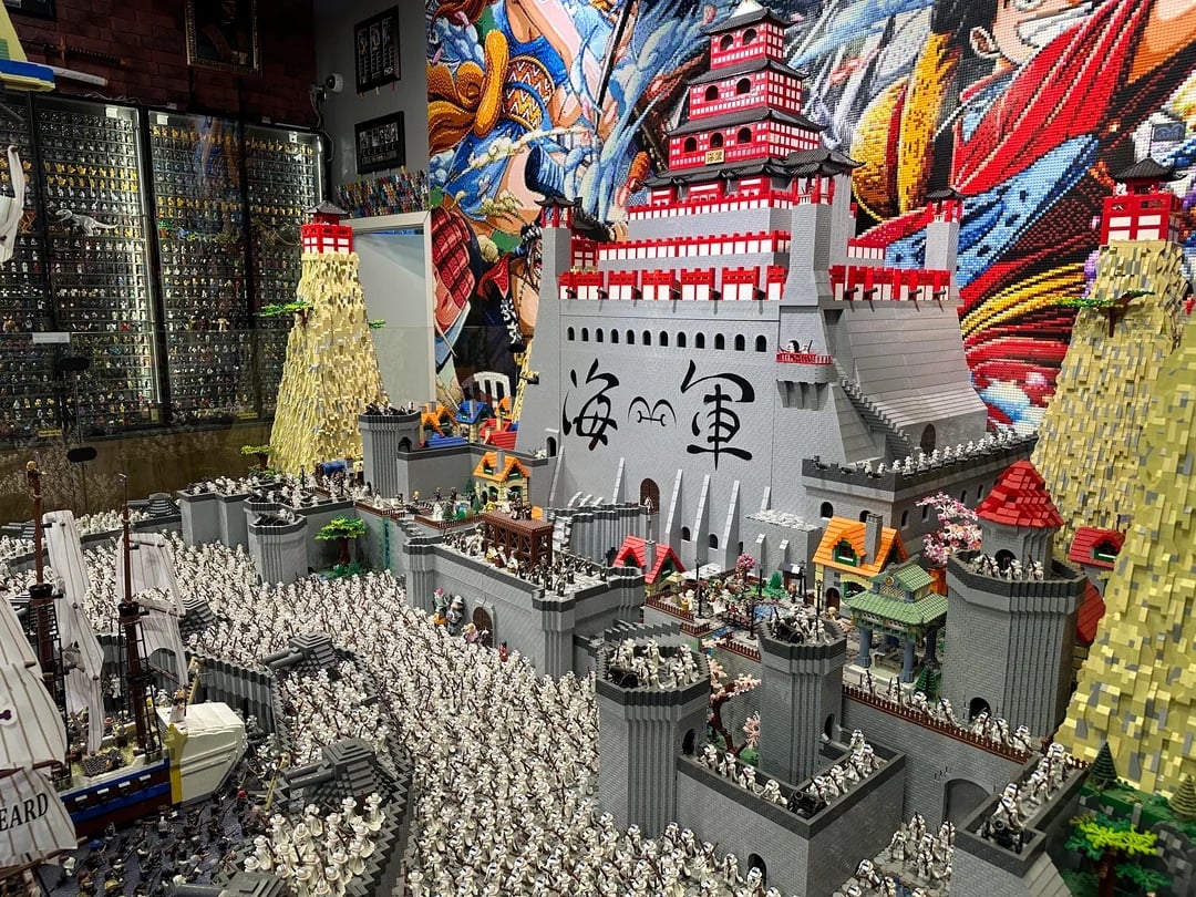 粉絲用 100 萬片積木打造《航海王》頂上戰爭!5000 名人偶、25 艘超大型戰艦全還原震撼全球粉絲!