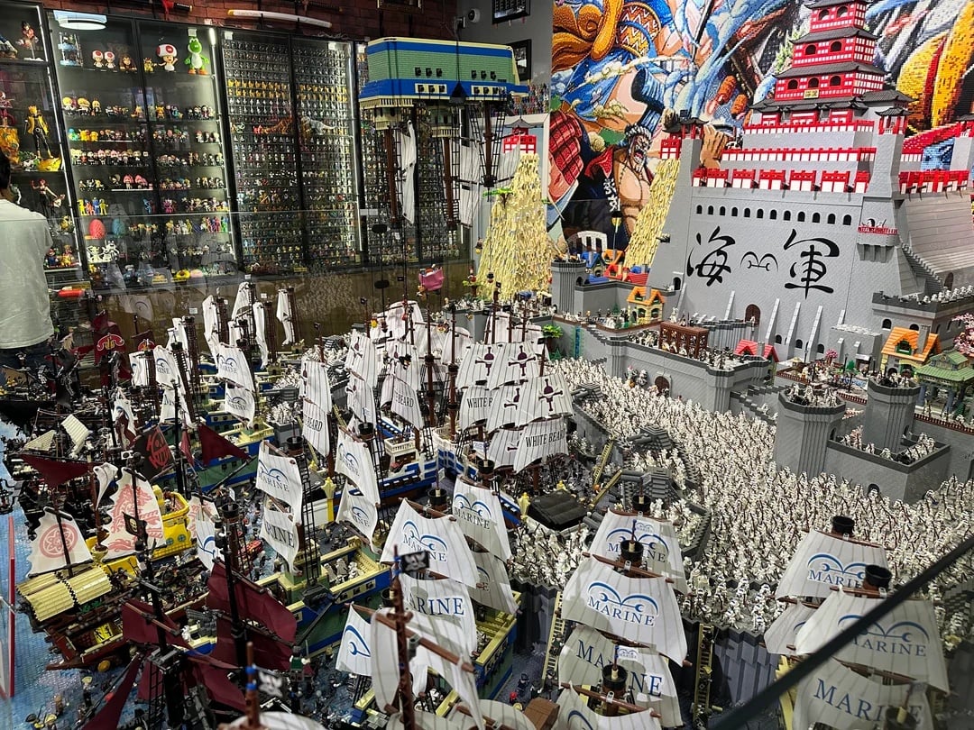 粉絲用 100 萬片積木打造《航海王》頂上戰爭!5000 名人偶、25 艘超大型戰艦全還原震撼全球粉絲!
