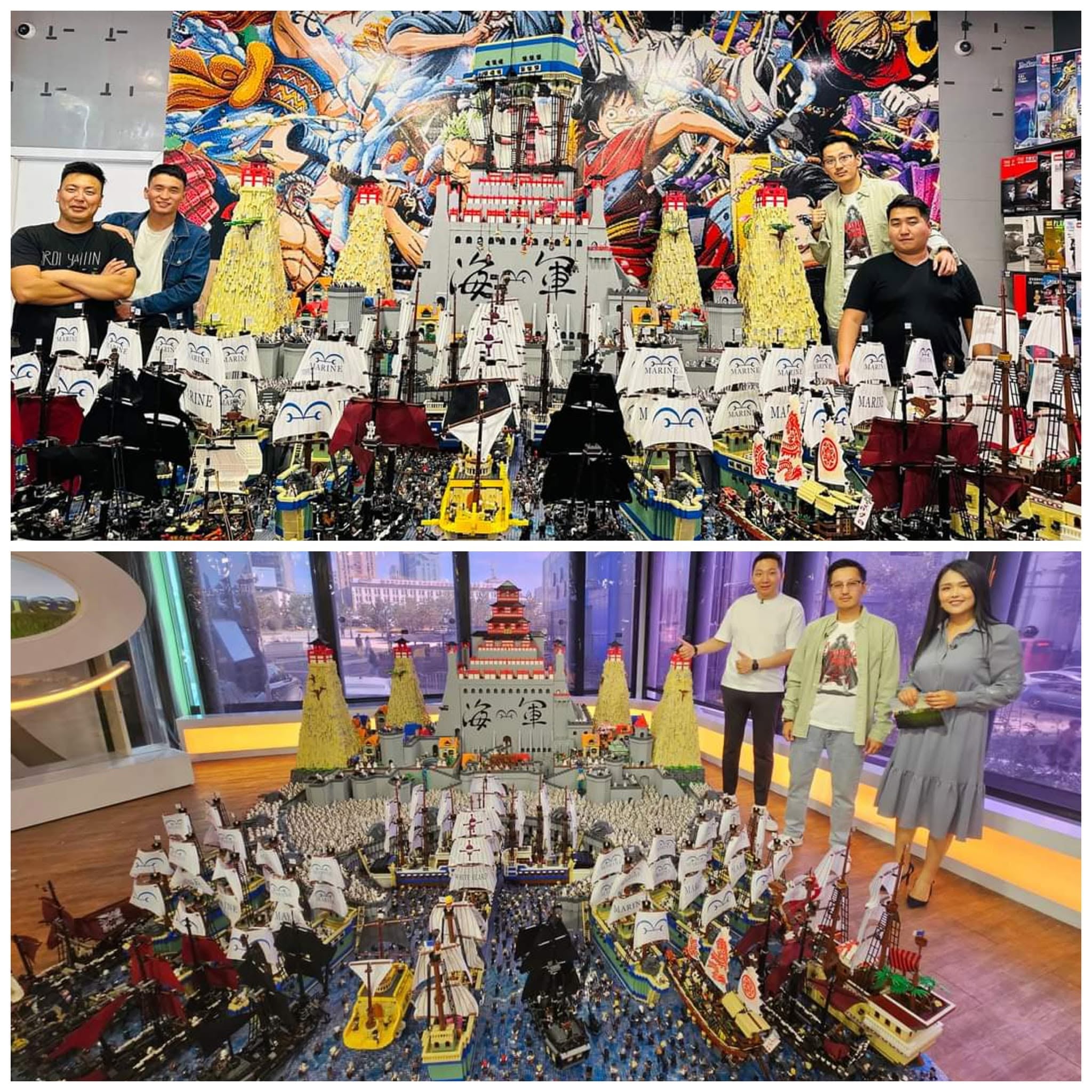粉絲用 100 萬片積木打造《航海王》頂上戰爭!5000 名人偶、25 艘超大型戰艦全還原震撼全球粉絲!