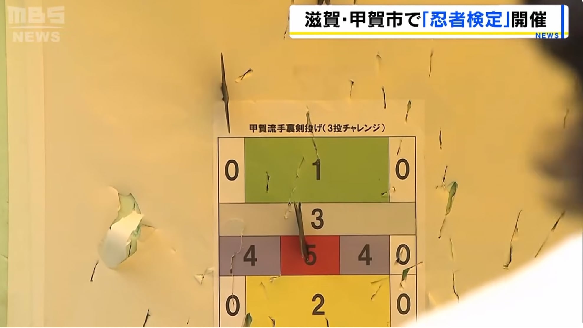 日本甲賀忍者檢定考試現場曝光！考生 Cosplay、手持手裏劍超像電影場景！