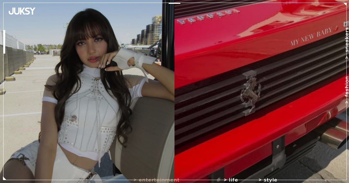 BLACKPINK LISA 再添夢幻超跑！曬法拉利絕版神車「紅唇」財力驚人！