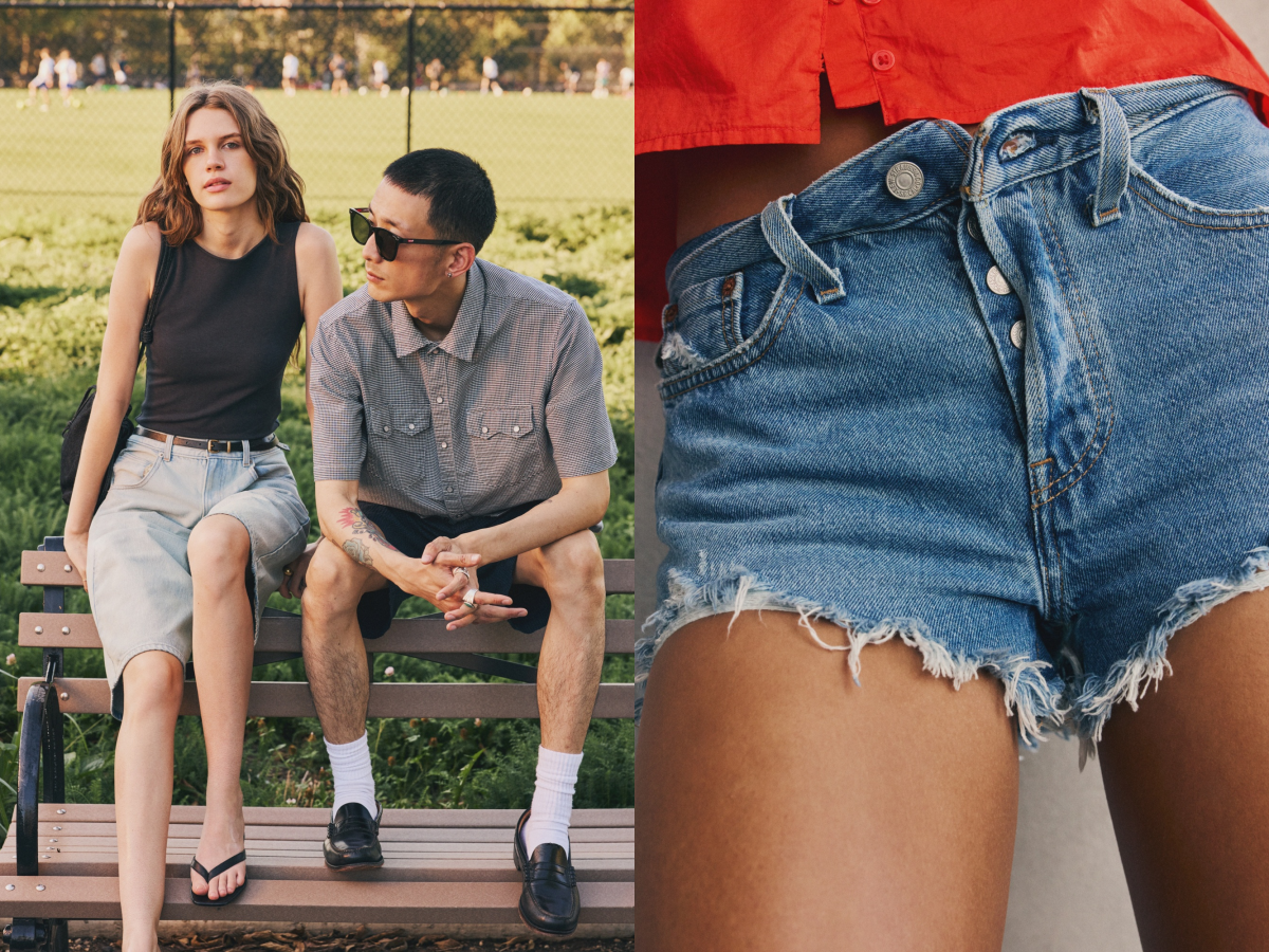 Levi's 2026春夏短褲企劃狂讚！501、Ribcage、Super Baggy 5款版型一次看，Y2K濾鏡懷舊感爆表！