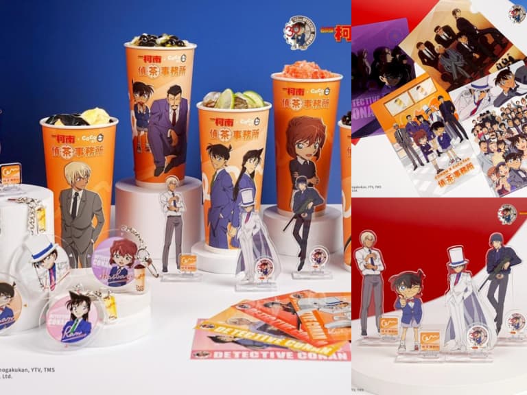 CoCo 都可 ×《名偵探柯南》首度聯名！6 間主題店登場、5 款周邊 19 元起、今日買一送一搶先喝