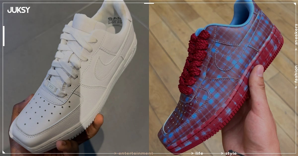 Nike Air Force 1 推出「方頭鞋型」版本！Square Toe、格紋印花元素注入時尚感拉滿！