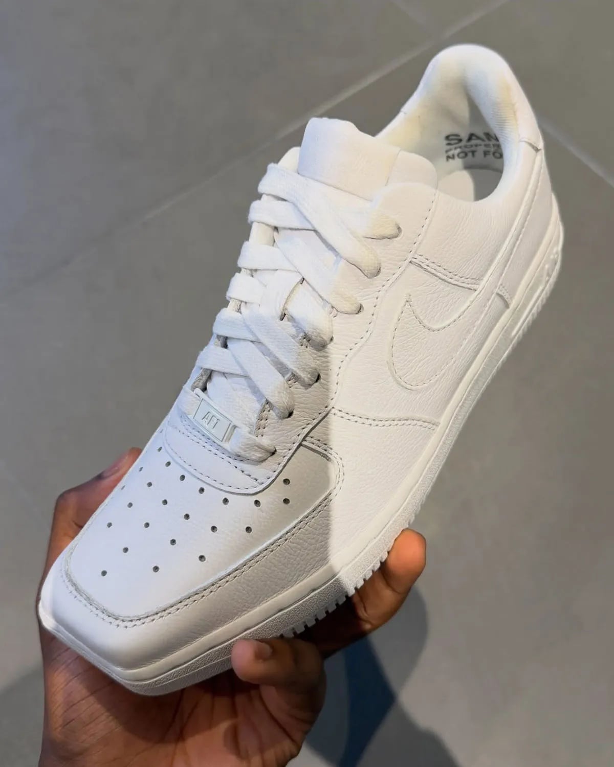 Nike Air Force 1 推出「方頭鞋型」版本！Square Toe、格紋印花元素注入時尚感拉滿！