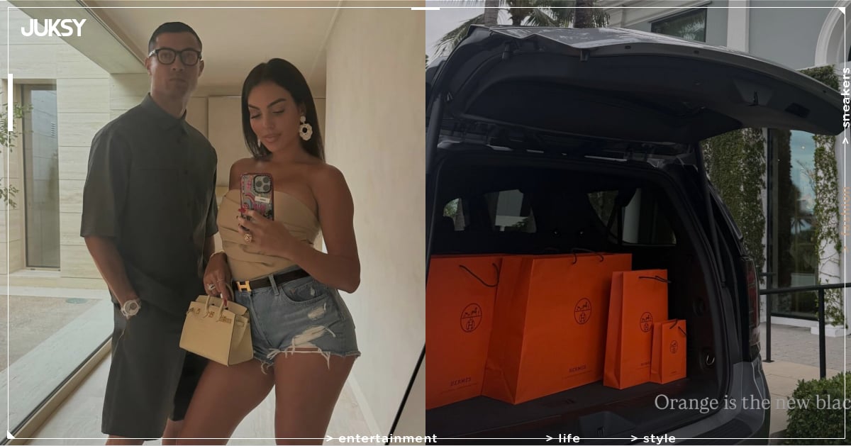 C 羅忙踢世界盃，喬治娜忙曬包！IG 曝整車愛馬仕戰利品，全網看傻！