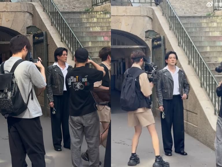 蘇有朋 52 歲巴黎拍時尚大片！40 度高溫穿皮夾克敬業曝光，妝容卻讓 700 人按讚喊「像蠟像」