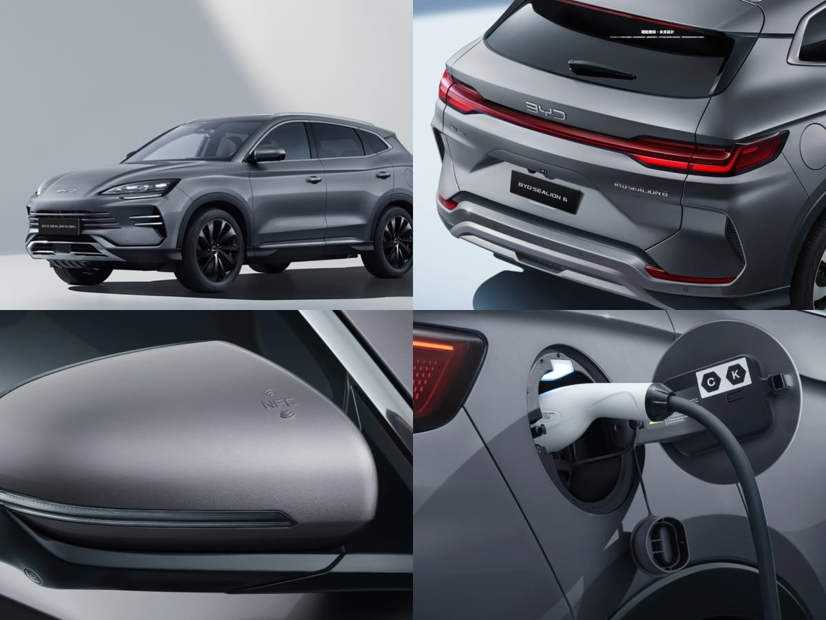 比亞迪海獅 6 BYD SEALION 6 插電混動版韓國首發！18.3kWh 電池純電跑 70 公里、售價 3,750 萬韓圜曝光