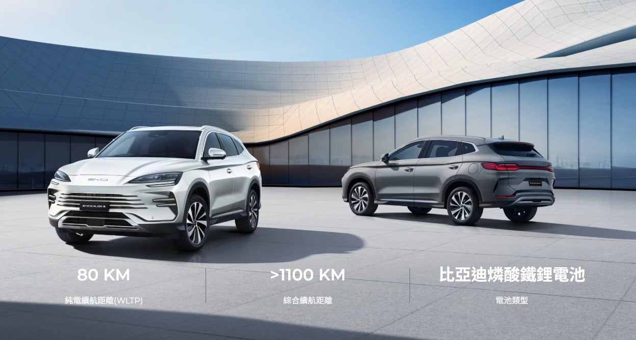 比亞迪海獅 6 BYD SEALION 6 插電混動版韓國首發！18.3kWh 電池純電跑 70 公里、售價 3,750 萬韓圜曝光