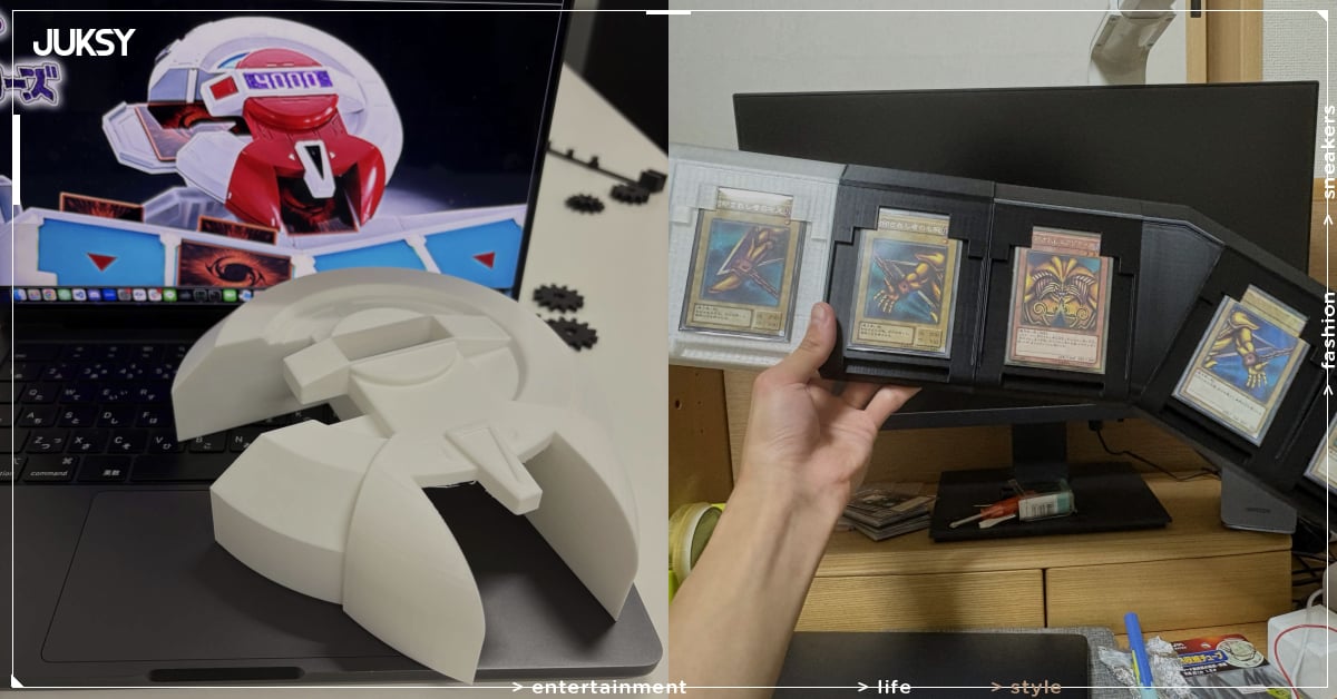 《遊戲王》決鬥盤真的要成真了？日本創作者自製原型機曝光，放上卡片後螢幕直接顯示虛擬卡牌