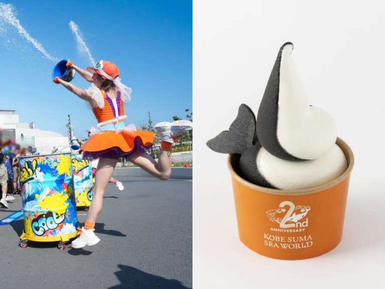 神戶須磨海洋世界夏日祭典登場！虎鯨噴水、4台水砲全開⋯保證全身濕透！