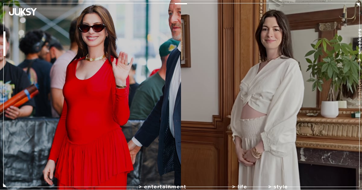 安海瑟薇 Anne Hathaway 身高 173 懷孕勤跑電影宣傳!踩 10 公分高跟鞋健步如飛驚艷全場!