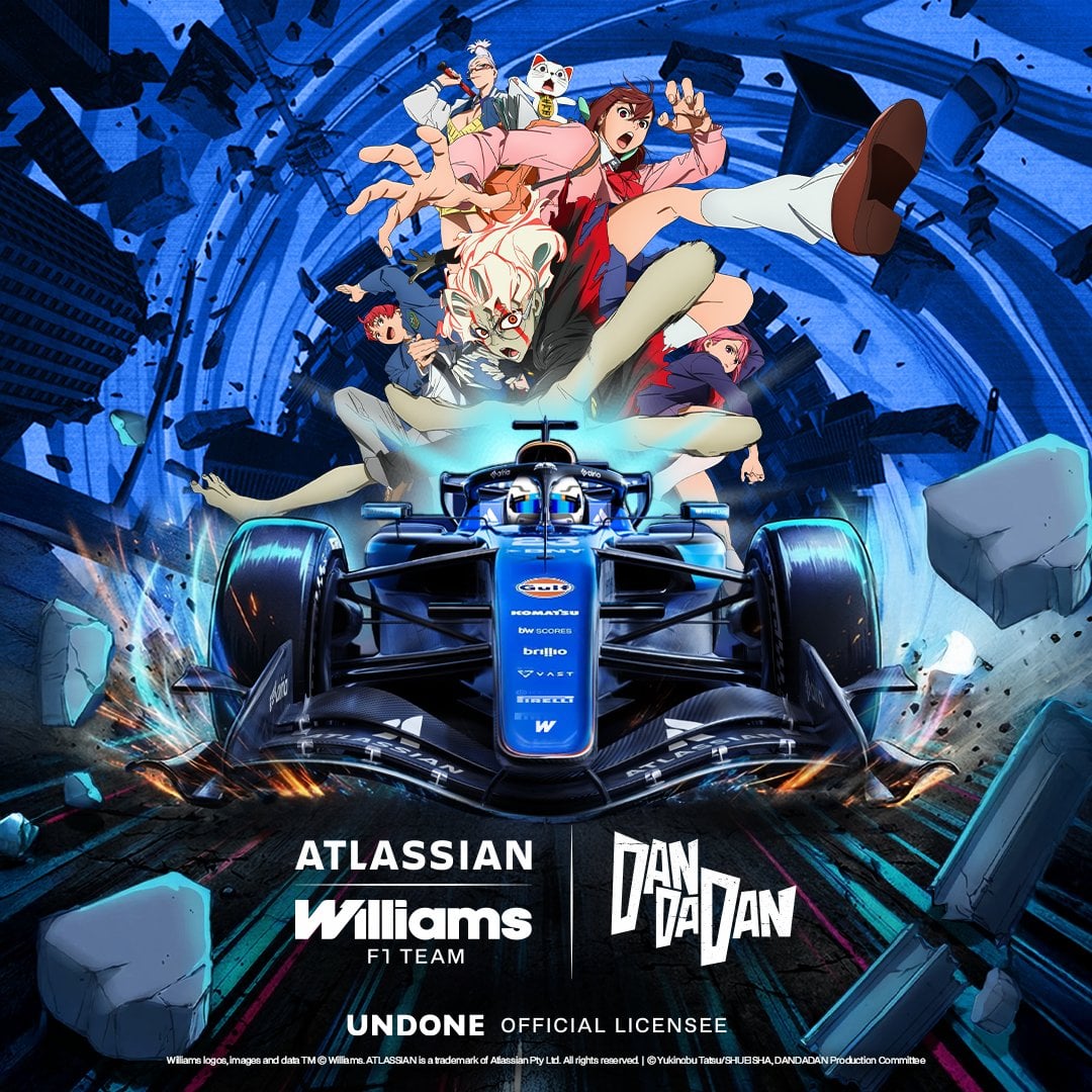 F1 × 動漫跨界合作!威廉斯車隊攜手《膽大黨》推出聯名企劃,後續商品與活動將陸續公開