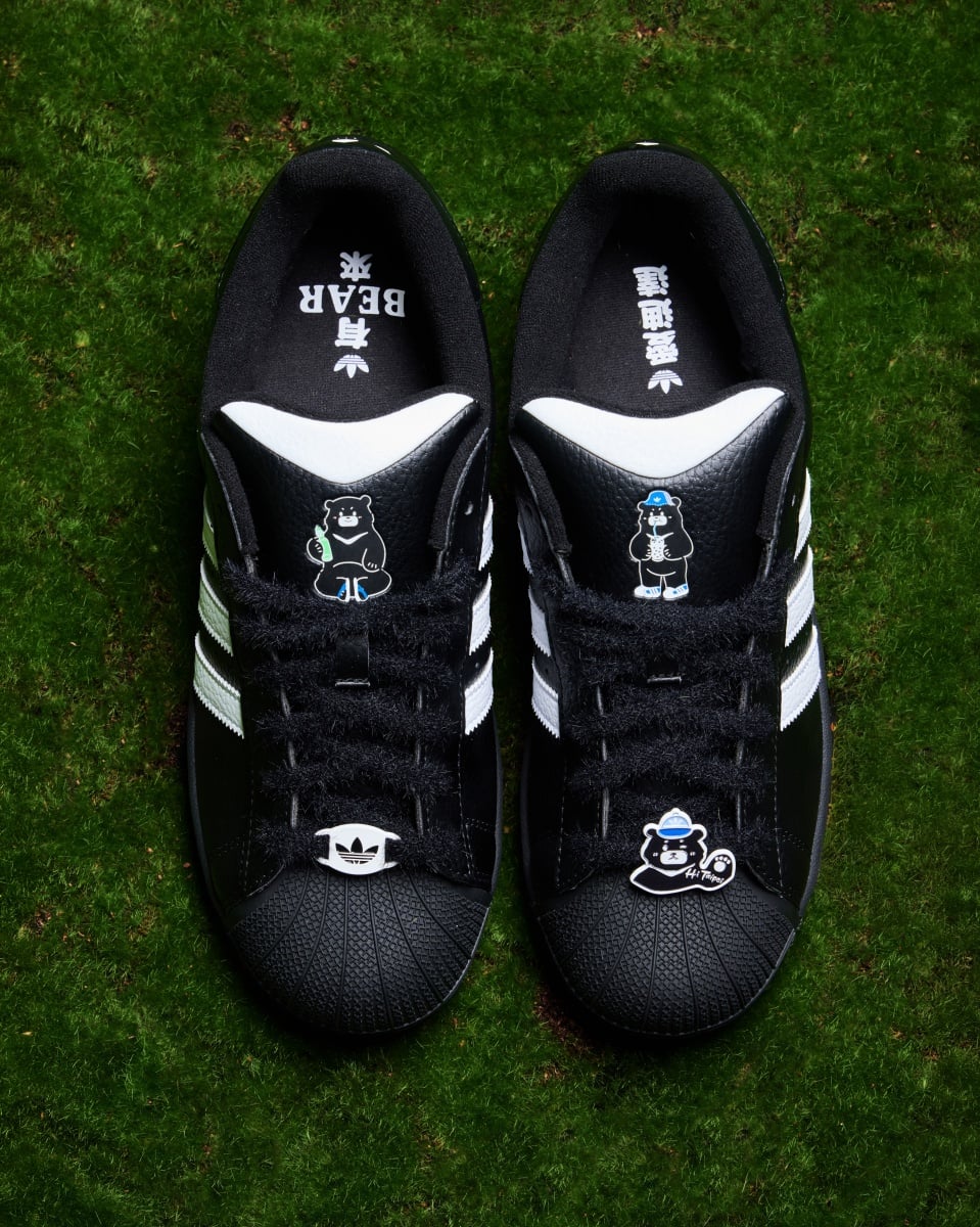 adidas Originals 城市限定黑熊系列登場!SUPERSTAR II 注入台灣黑熊元素超Q!