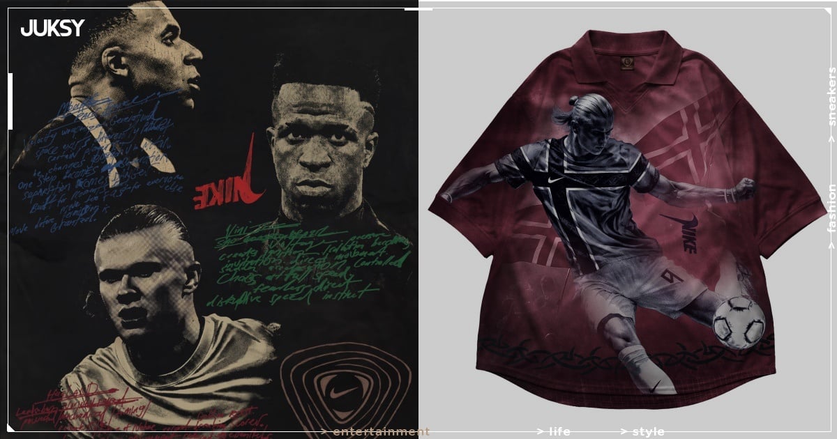 Travis Scott x Nike 世界盃足球系列再推新作!哈蘭德、姆巴佩「人物肖像」球衣帥炸!